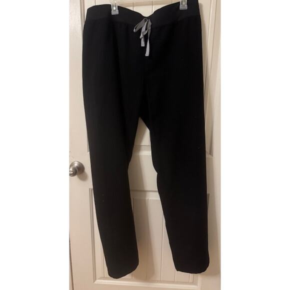 FIGS Women’s High Waisted Livingston Scrub Black Pants XXL Tall - Picture 4 of 7